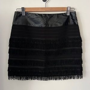 Red Saks Fifth Avenue Mini skirt black XS